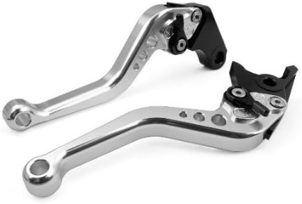 Short Motorcycle Brake and Clutch Levers for Z1000 Z1000R 2017 2018-Silver