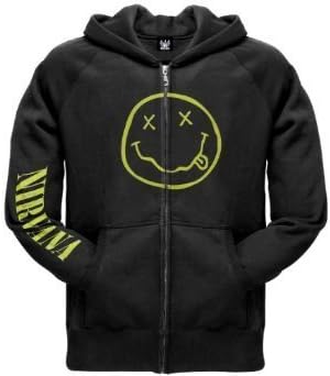 Zip Hoodie: Nirvana - Smile Size L