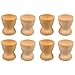 KI Store 1.18” Wooden Easter Egg Holder Stands Display Ornaments for DIY Blank Easter Eggs Painting Decoration Set of 8