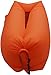 Inflatable Lounger- Premium Air Mattress Sofa Bed- For Indoors & Outdoors-Campling,Hiking,Traveling,Park,Beach-Easy To Inflate- Puncture Resistant & Lightweight Air Couch (ORANGE)