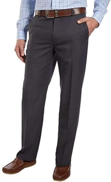 izod men's performance stretch straight dress pant