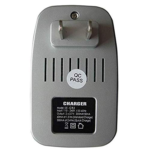 Amazon.com: New 2 x Rechargeable CR2 CR-2 15270 Battery +Quick Charger: Health & Personal Care