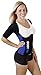 Body Spa Light Neoprene Vest with Sleeves Exercise Gym Sauna Shaper Weight Loss 13830 (Blue, Medium)