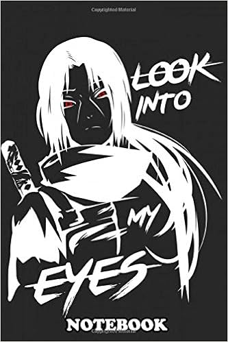 Notebook Sharingan Itachi Uchiha Journal For Writing