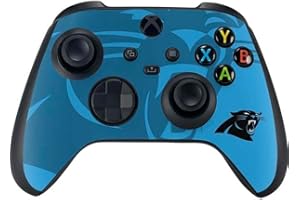 Skinit Decal Gaming Skin Compatible with Xbox Series X Controller - Officially Licensed NFL Carolina Panthers Double Vision Design