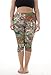 ZERDOCEAN Women's Plus Size Lightweight Printed Capri Leggings style-025 2X