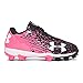 Under Armour Boys' Boys' Leadoff Low RM Jr., Black (064)/Cerise, 4.5
