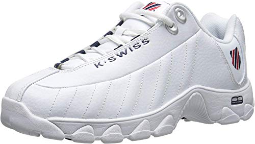 K-Swiss Men's ST329 CMF Training Shoe (10 M US, White Navy-red)