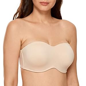 DELIMIRA Naadloze Grote Maten Strapless Minimizer-bh Voor Dames