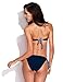 RELLECIGA Women's Swimwear Navy Style Push Up Bandeau Bikini Set