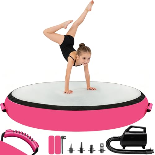 PPXIA Airspot Air Matte Track Rund Aufblasbare Air Roll mit Pumpe