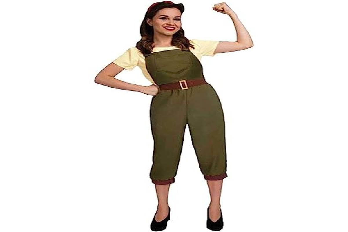 (PKT) (9905104) Adult Ladies Land Girl Costume (Small)