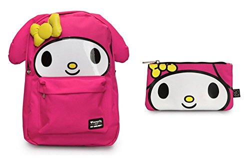 Hello kitty my melody large face backpack and pencil ca…