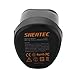 Shentec 10.8V and 12V 2.5Ah Replacement Battery Compatible with Bosch BAT411 GBA12V30 BAT412 BAT413 BAT414, Lithium-Ion Battery