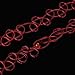 YAZILIND Red Vintage Stretch Gothic Tattoo Henna Choker Hippy Necklace Elastic 80s 90s