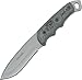 Tops Knives Cochise Full Tang Fixed Blade- Tactical Gray Blade Finish- Black Kydex Sheath w/Rotating Spring Steel Clip (Black Linen Micarta Handle)