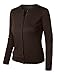 BIADANI Women Button Down Long Sleeve Soft Knit Cardigan Sweater Junior Fit