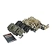 EXCELLENT ELITE SPANKER Open Top M4 M14 M16 AR15 Mag Pouch and Single Pistol Mag Pouch Flashlight Holder Magazine (Ranger Green, Single Pouch)