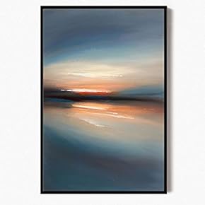signwin Framed Canvas Wall Art Abstract Landscape Canvas...