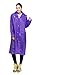 Aircee Lightweight Easy Carry Poncho Wind Hooded Jacket Raincoat (Purple)