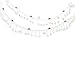 Duel On Jewel Traditional Women’s Chain Bell Anklet Payal Set with Curved Hanging Metal Beads, Loud Jingle Sound, Easy-to-Wear, Silver Tone, 9.56-Inch, Bridal, Wedding, Party, Dance, Ethnic Indian