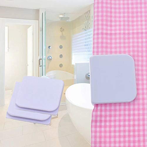 Genenic Shower Curtain Clips Anti Splash Spill Stop Water Leaking Guard Bath(Pair)