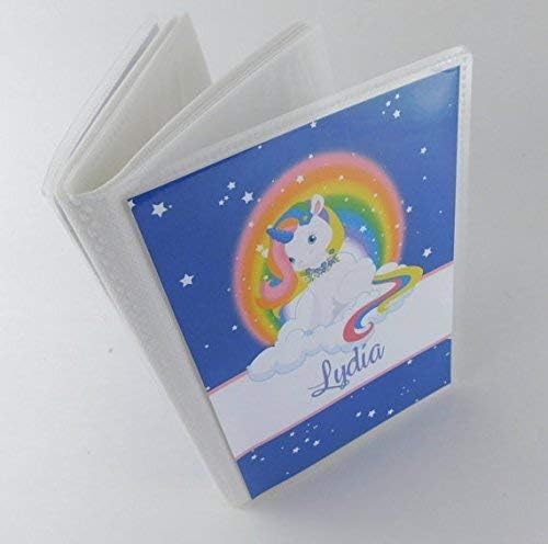 Photo Album Unicorn Rainbow PERSONALIZE NAME 4x6 or 5x7 Pictures IA#655