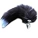 AKStore Fox Tail Anal Butt Plug Sex Toys for Cospaly (Black)