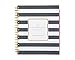 Blue Sky Day Designer for 2018 Daily & Monthly Planner, Twin-Wire Binding, 8' x 10', Navy Stripe