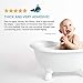 Non Slip Kids or Anti-Slip Adhesive Bath Tub Mat Non-Toxic BPA Free Anti-Bacterial Mold Mildew Resistant Bathtub Treads |Bonus (8 Non-Slip Safety Large 6