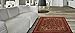 Maxy Home Hamam Traditional Multicolor 5 ft. x 6 ft. 6 in. Rubber Backed Area Rug