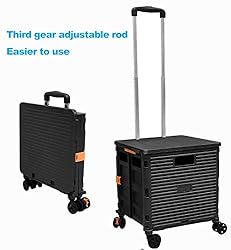 Foldable Utility Cart Folding Portable Rolling
