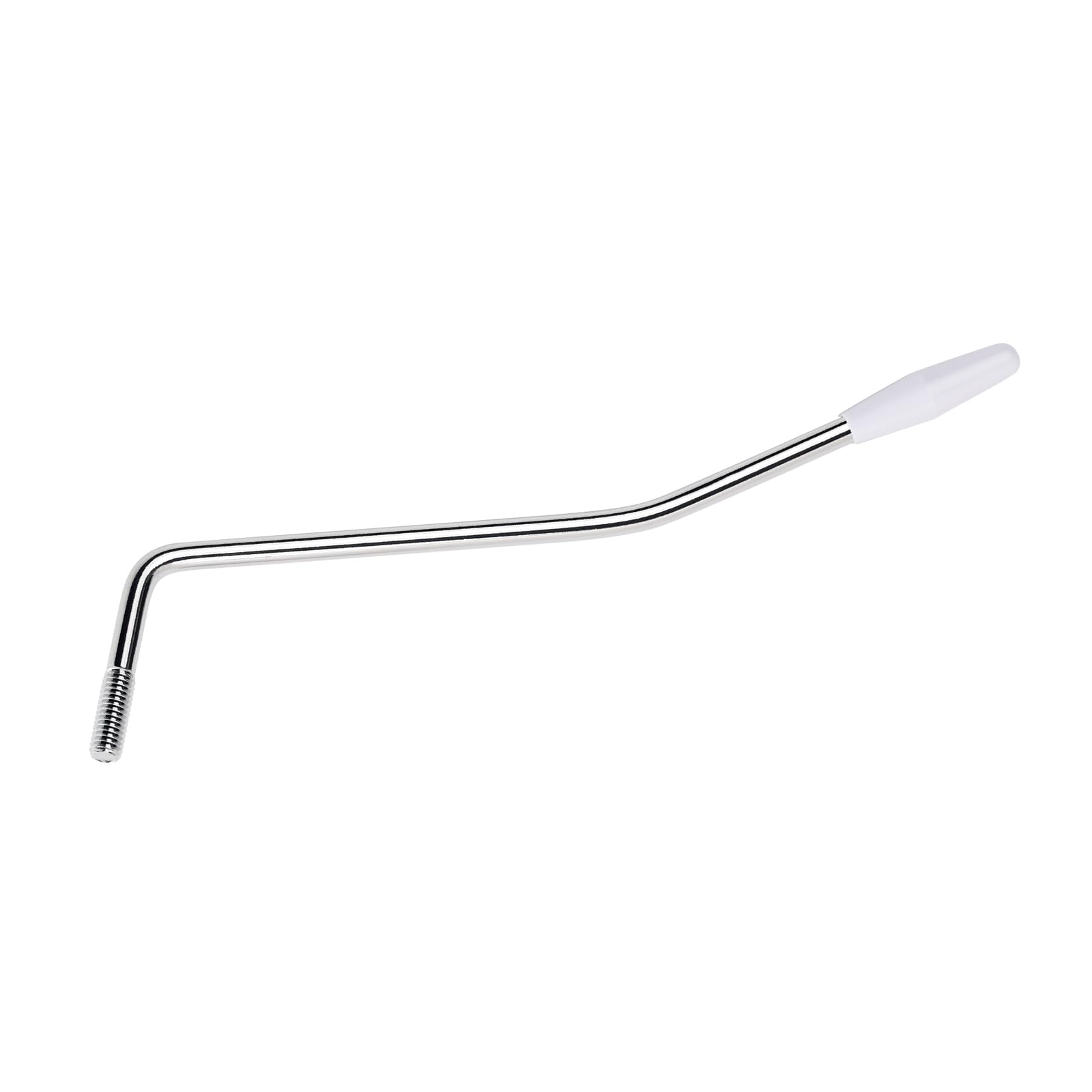 Banworks Electric Guitar Tremolo Arm Metric M6 Whammy Bar with 5.8mm (15/64") Thread for Tremolo Bridges of Squier Strat ST Guitars Made in China and Indonesia JT/YB-01 Chrome with White Tip — image 1