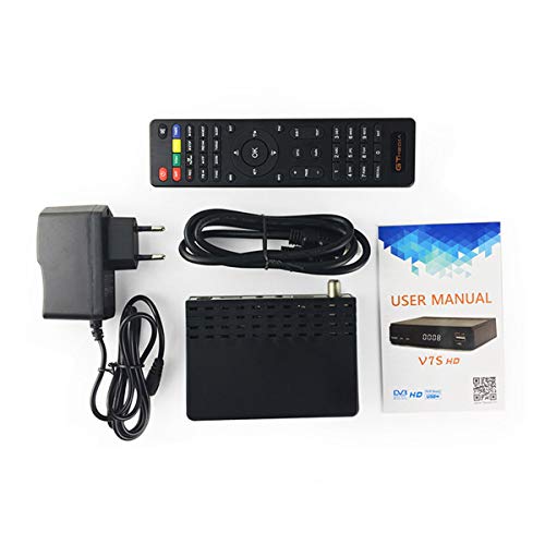 ETbotu Freesat V7S HD FTA Digital Satellite TV Receiver DVB-S2/S Support BissKey 1080P EU Plug - Thumbnail 2
