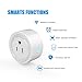 Woocon Remote Wifi Mini Smart Plug That Work With Alexa Google Home Outlet Compatible With Voice Activated Devices Echo Dot Multi-function Switch adapter ETL& FCC certification