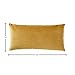 Amazon Brand – Rivet Velvet Texture Striated Decorative Throw Pillow, 12
