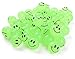 Let Them Glow! 27 MM Glow In The Dark Smile Smiley Face Balls Bulk Pack of 50 High Bounce Super Bouncing Balls Great for Stocking Stuffers, Birthday Parties, Party Favors, Party Supplies, Award Boxes.