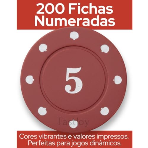 Jogo de Poker 200 Fichas Cartas de Baralho, Maleta Metálica, Fichas de Dealer e Blind, Conjunto Completo para Jogos