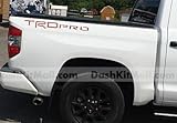 BDTrims | Truck Bed TRD Plastic Letters Inserts for 2014-2019 Tundra Models (Red)