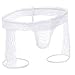 IWEMEK Mens Sexy Lace Boxer Briefs Sissy Pouch Crossdress Panties See-Through Garter Thong G-String Bikini Shorts Underwear