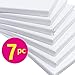 PHOENIX Stretched Canvas for Painting 8x8 Inch/7 Value Pack, 8 Oz Triple Primed 5/8 Inch Profile 100% Cotton White Blank Canvas, Square Framed Canvas for Oil Acrylic & Pouring Art