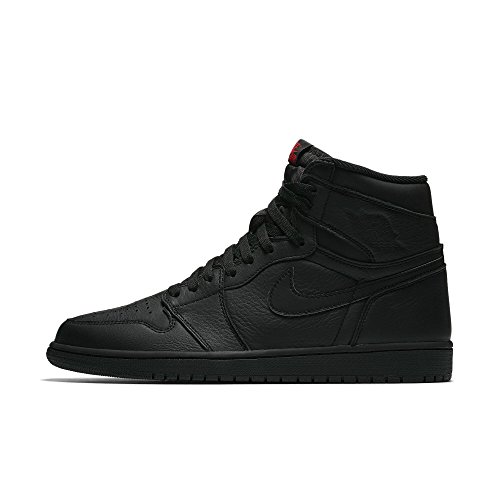 Air Jordan 1 Retro High OG Men's Shoes Black/University Red 555088-022 (9.5 D(M) US)