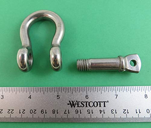 image for US Stainless 6 Foot Stainless Steel 316 Anchor Chain 5/16