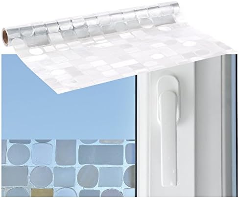 Infactory Privacy Film Pattern: Nacre 200 cm Static Privacy Film Sight Protection Glass Pane