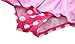Attraco Baby Girls One Piece Skirt Swimsuit Toddler Swimwear Polka Dot Ruffle