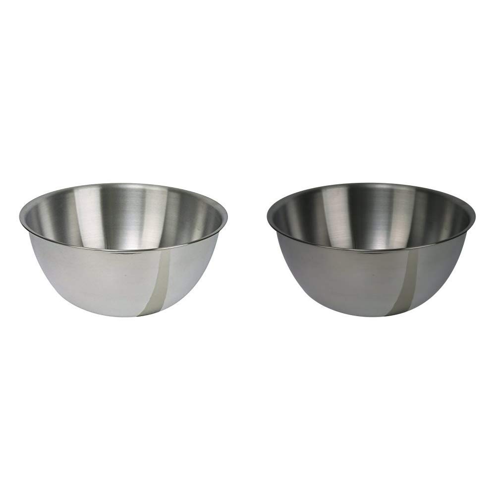 Dexam Stainless Steel mixing bowl, 3.5 Litre & Stainless Steel mixing bowl, 2.0 Litre