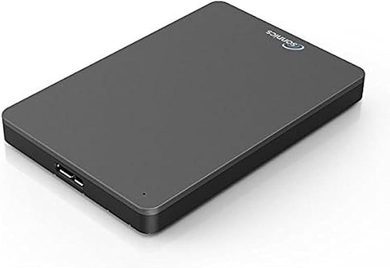 Sonnics 750GB USB 3.0 External Portable Hard Drive for PC Mac Xbox One PS4 Dark