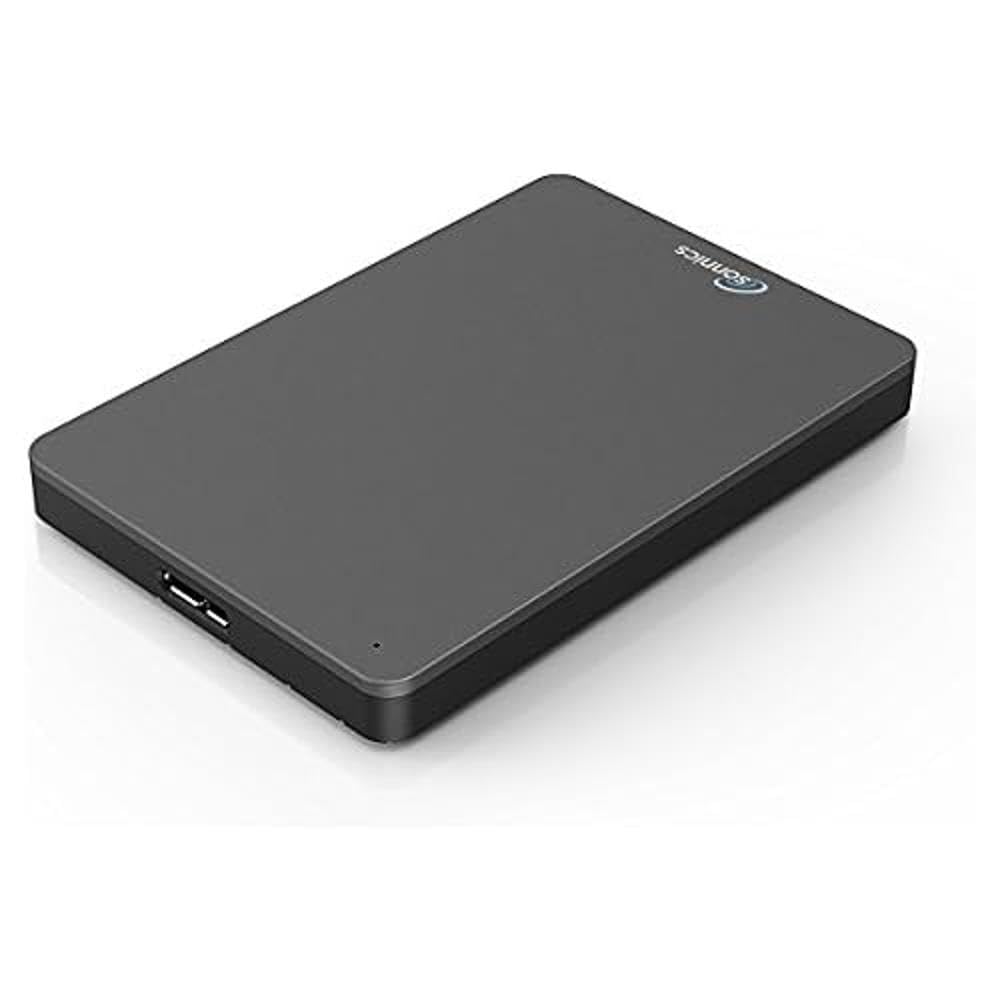 Sonnics 750GB USB 3.0 External Portable Hard Drive for Windows PC, Mac, Smart TV, XBOX ONE and PS4, Dark Grey