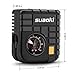 SUAOKI DC 12V Portable Mini Air Compressor Tire Inflator - 3 Nozzle Adaptors 4'' Air Hose, 9.84ft Cord with Cigarette Plug Pump to 120 PSI for Tires Balls and Inflatable Objects Black