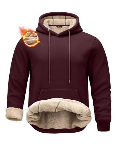 Pudolla Men's Classic Hooded Sweatshirt